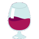 A goblet full of wine.